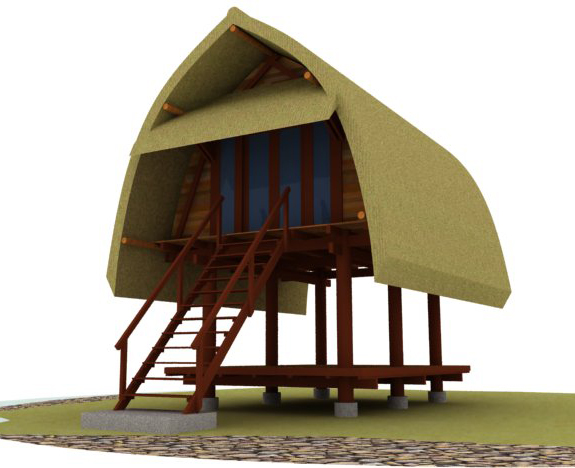 Desain Atap Nipah - Rumah Zee